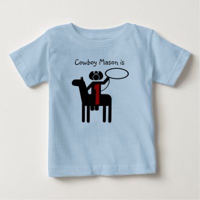 Cowboy Customizable Birthday T-shirt