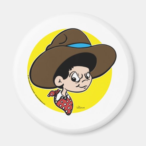 Cowboy Dave Fridge Magnet