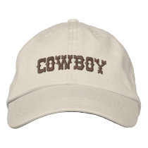 Cowboy Embroidered Hat