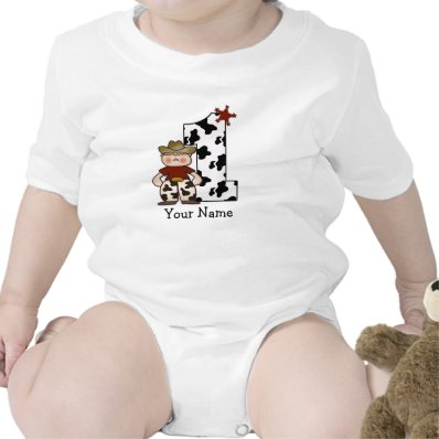 Cowboy First birthday Shirt