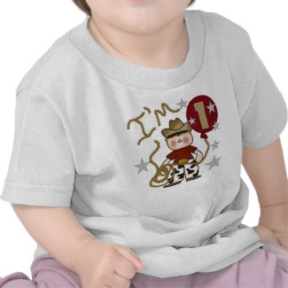 Cowboy First Birthday shirt