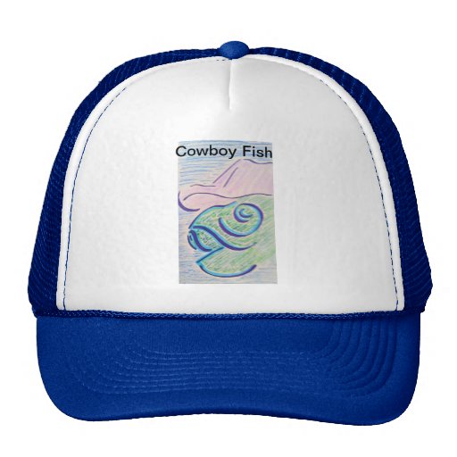 Cowboy Fish Trucker Hat Zazzle