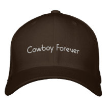 CowBoy Forever Embroidered Baseball Caps