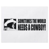 Cowboy George Bush flyers