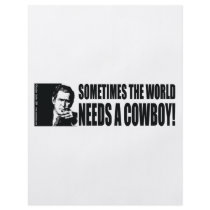 Cowboy George Bush flyers