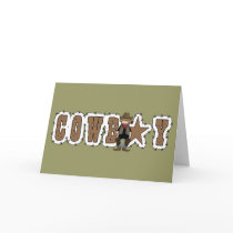 Cowboy Get Well - Western Illness & Injury Support Greeting Cards