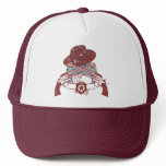 Cowboy Guns Cap Mesh Hats