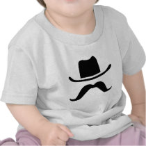 Cowboy Hat and Mustache t-shirts
