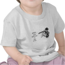 Cowboy: Horses: Hoof Prints: Pencil Drawing T-shirts