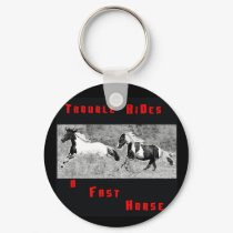Cowboy Humor Keychain by RookyStudios Cowboy Humor Keychain