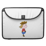 Cowboy illustration. MacBook pro sleeve