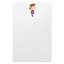 Cowboy illustration. customized stationery