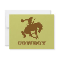 Cowboy invitations by TotallyRandom Cowboy invitations