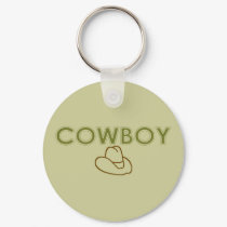 Cowboy Keychain