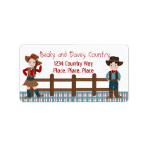 Cowboy Kids labels