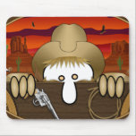 Cowboy Kilroy Mousepad mousepads