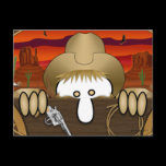 Cowboy Kilroy Postcard