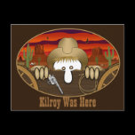 Cowboy Kilroy Postcard 2