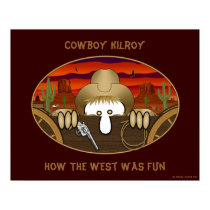 Cowboy Kilroy Poster posters