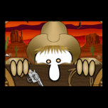 Cowboy Kilroy Poster- Small posters