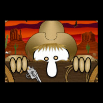 Cowboy Kilroy Poster- Small