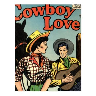 Cowboy Love Post Card