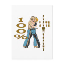 Cowboy Love Postcards