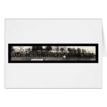 Cowboy Marching Band Photo 1929 cards