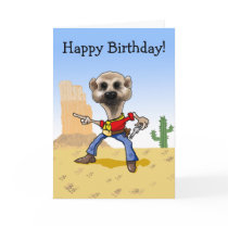 Cowboy Meerkat Cards