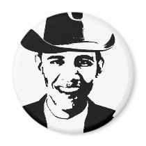 Cowboy Obama magnets by ElectionGear Cowboy Obama magnets