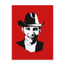 Cowboy Obama postcards by ElectionGear Cowboy Obama postcards
