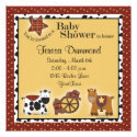 Cowboy or Cowgirl Baby Shower Invitation