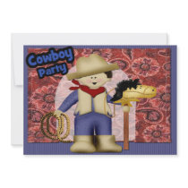 Cowboy Party Invite