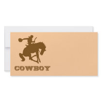 Cowboy Personalized Photo Card