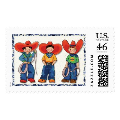 Cowboy Postage by HoodiesCollection