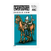 Cowboy postage by FunGraphix Cowboy postage