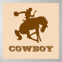 Cowboy Poster - Change the Colors!