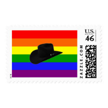 Cowboy Pride Postage Stamps