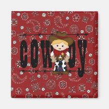 Cowboy Refrigerator Magnet