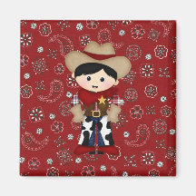 Cowboy Refrigerator Magnets