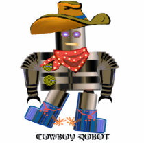 Cowboy Robot Photo Sculpture