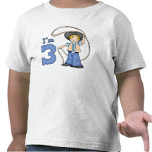 Cowboy Roper 3rd Birthday Shirts