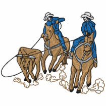 Cowboy Ropers embroidered shirts by ZazzleEmbroidery Cowboy Ropers embroidered shirts