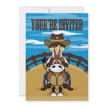 Cowboy Sheriff Party Invite