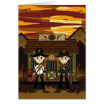 Cowboy Sheriffs at Western Jail Cards