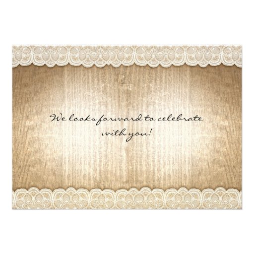 cowboy shoes sunflowers brown wood wedding invites