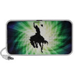 Cowboy Silhouette; Glowing Travelling Speaker