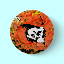 Cowboy Skull - Button buttons