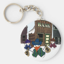 Cowboy Snowman Bandito Key Chains