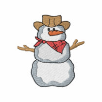 Cowboy Snowman embroidered shirts